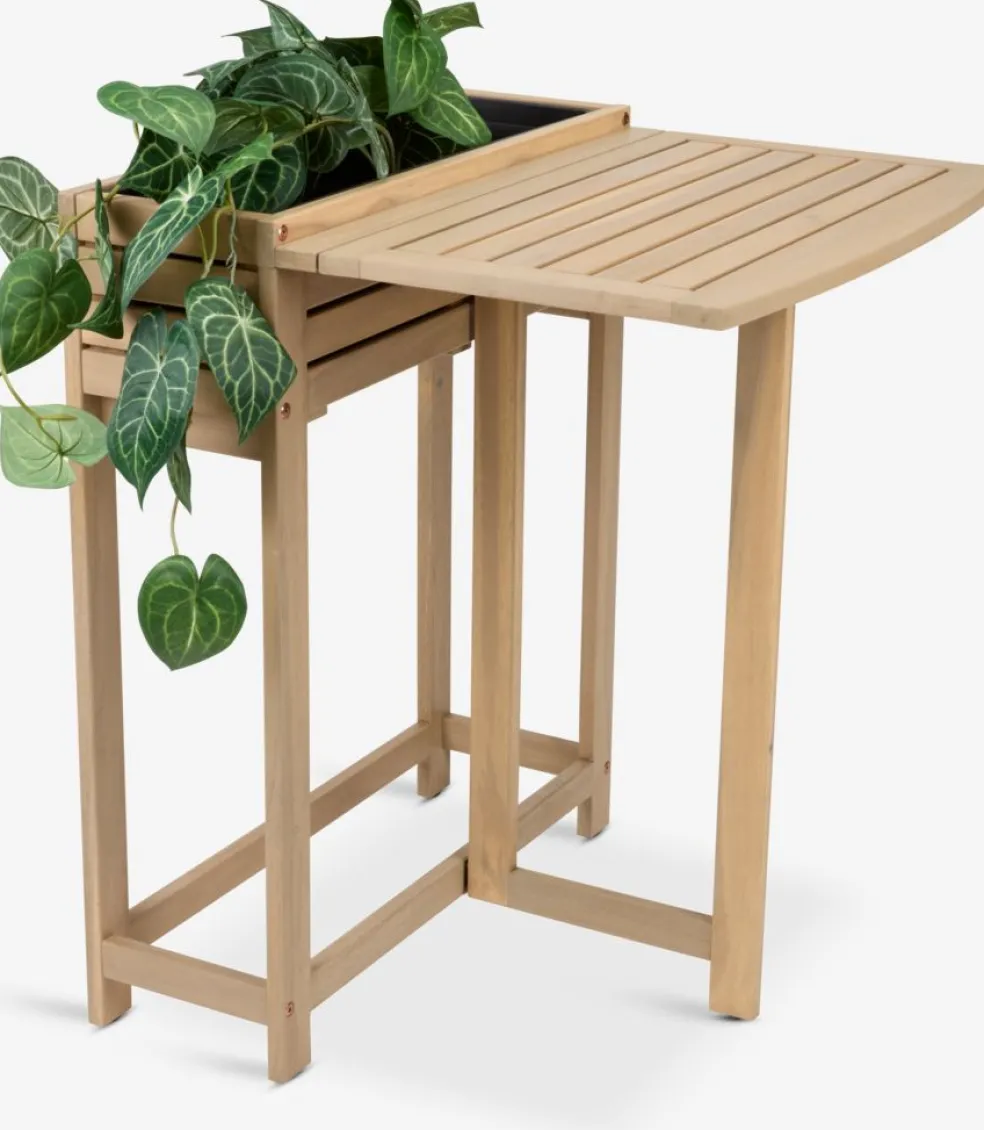 VANDREFALKTable pliante VANDREFALK 64x63 bois d'acacia
