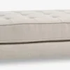 VARMARKBanquette VARMARK 190x76 a/cushion tissu beige/coloris chêne