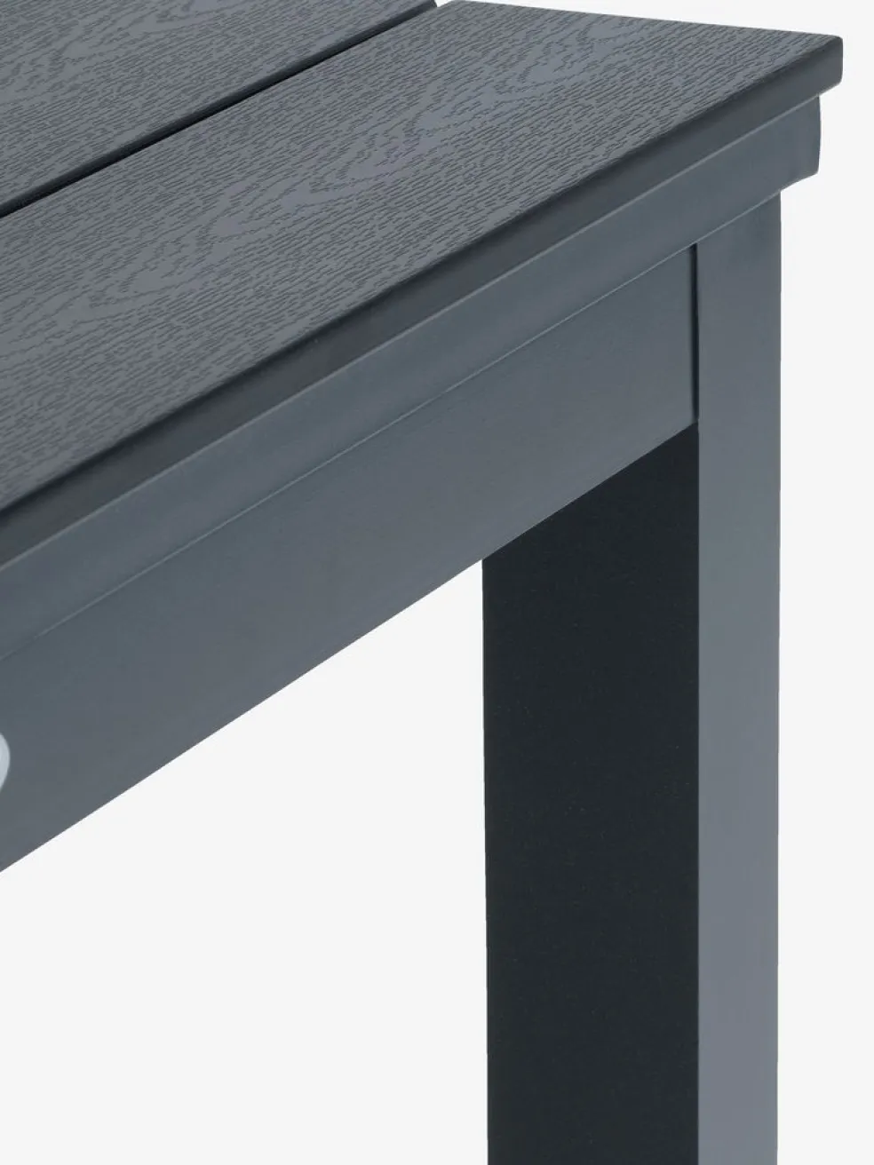 VATTRUP + GAMMELBYVATTRUP L206/321 table noir +4 GAMMELBY chaises gris
