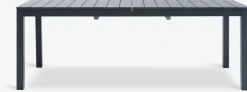 VATTRUP + GAMMELBYVATTRUP L206/321 table noir +4 GAMMELBY chaises gris