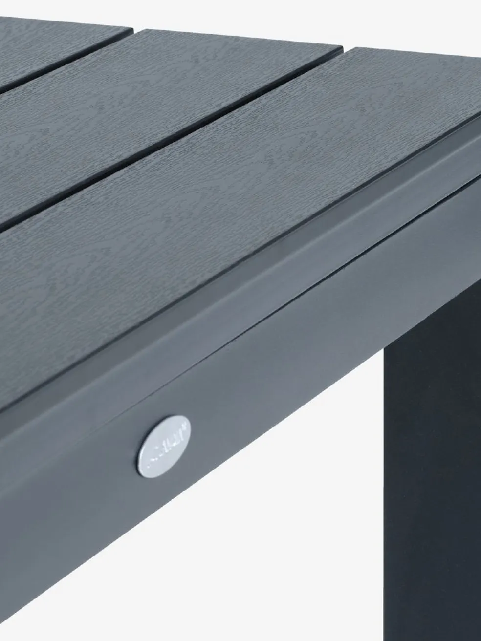 VATTRUP + GAMMELBYVATTRUP L172/276 table noir + 4 GAMMELBY chaises gris