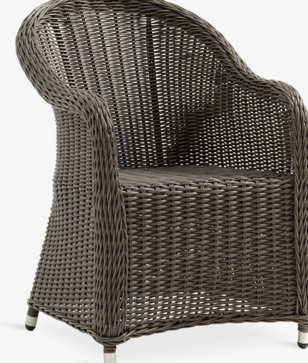 VATTRUP + GAMMELBYVATTRUP L172/276 table noir + 4 GAMMELBY chaises gris