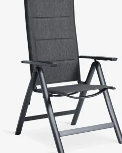 VATTRUP + MYSENVATTRUP L172/276 table noir + 4 MYSEN chaises gris