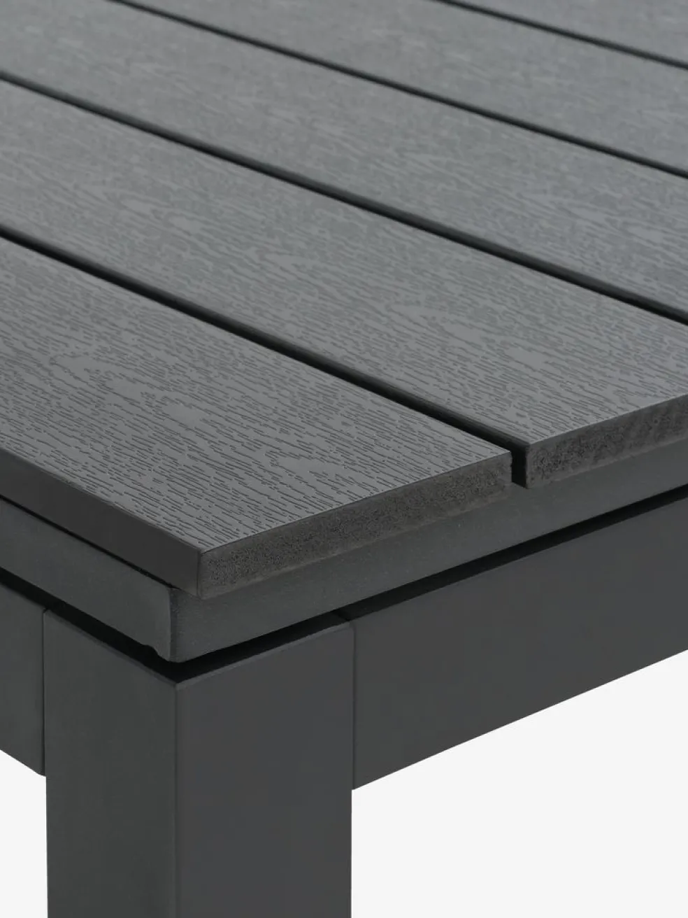 VATTRUP + MYSENVATTRUP L172/276 table noir + 4 MYSEN chaises gris