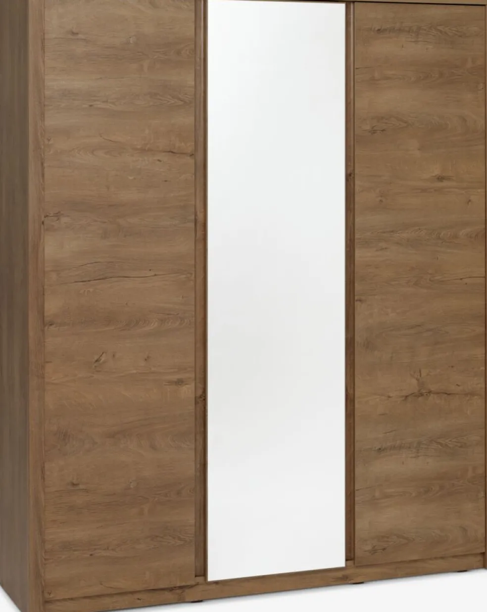 VEDDEArmoire VEDDE 167x197 a/miroir coloris chêne foncé