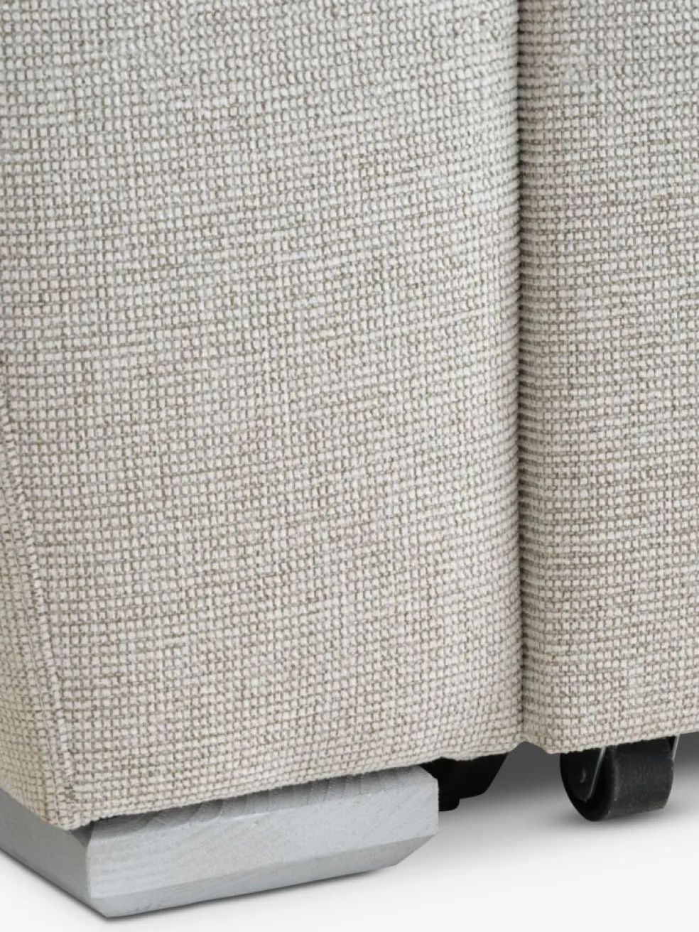 VEJLBYCanapé convertible méridienne VEJLBY tissu sable clair