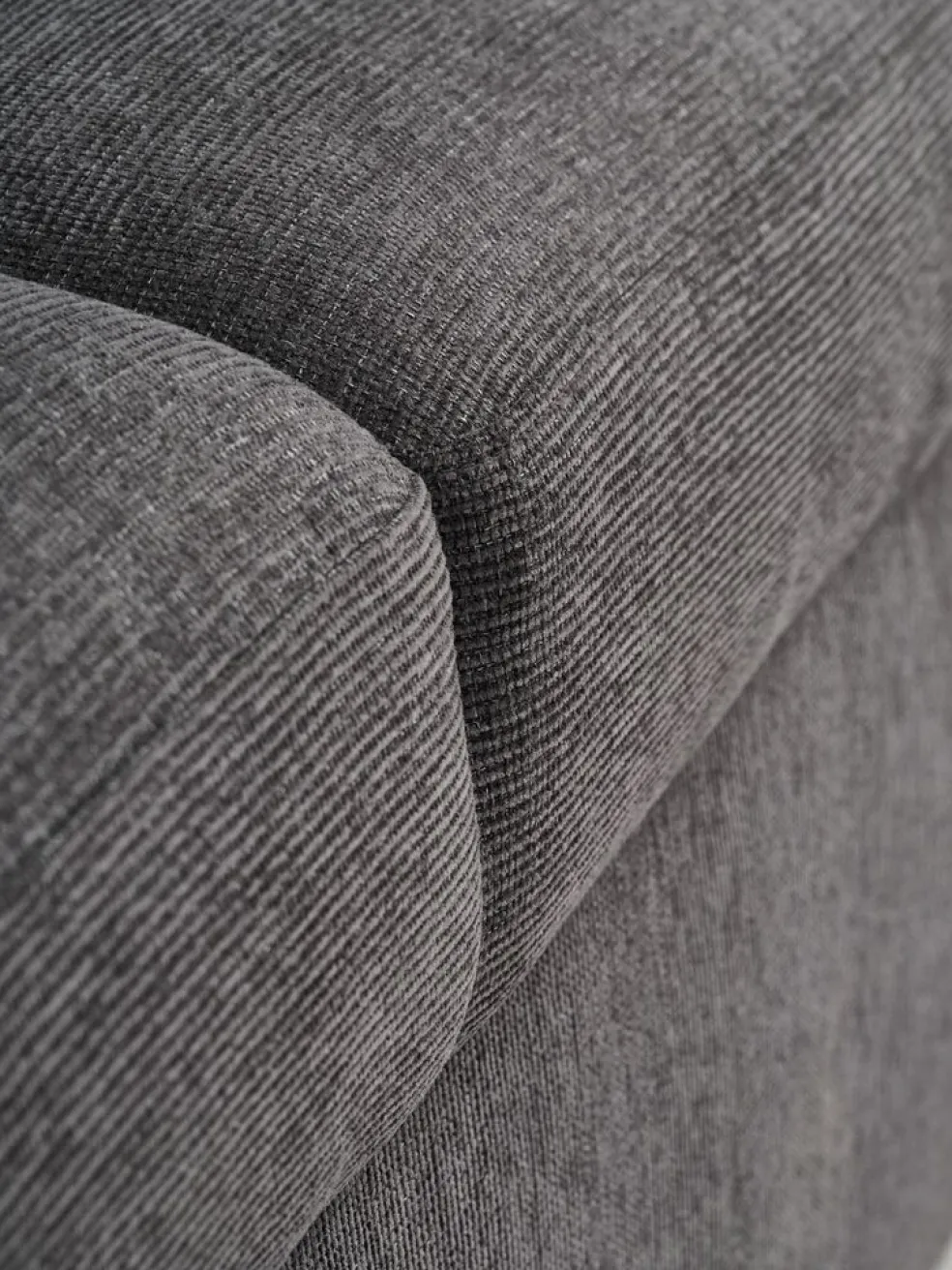 VEJLBYCanapé convertible VEJLBY 3 places tissu gris foncé