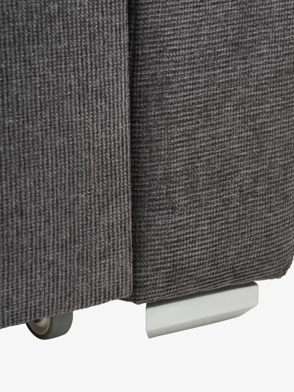 VEJLBYCanapé convertible VEJLBY 3 places tissu gris foncé