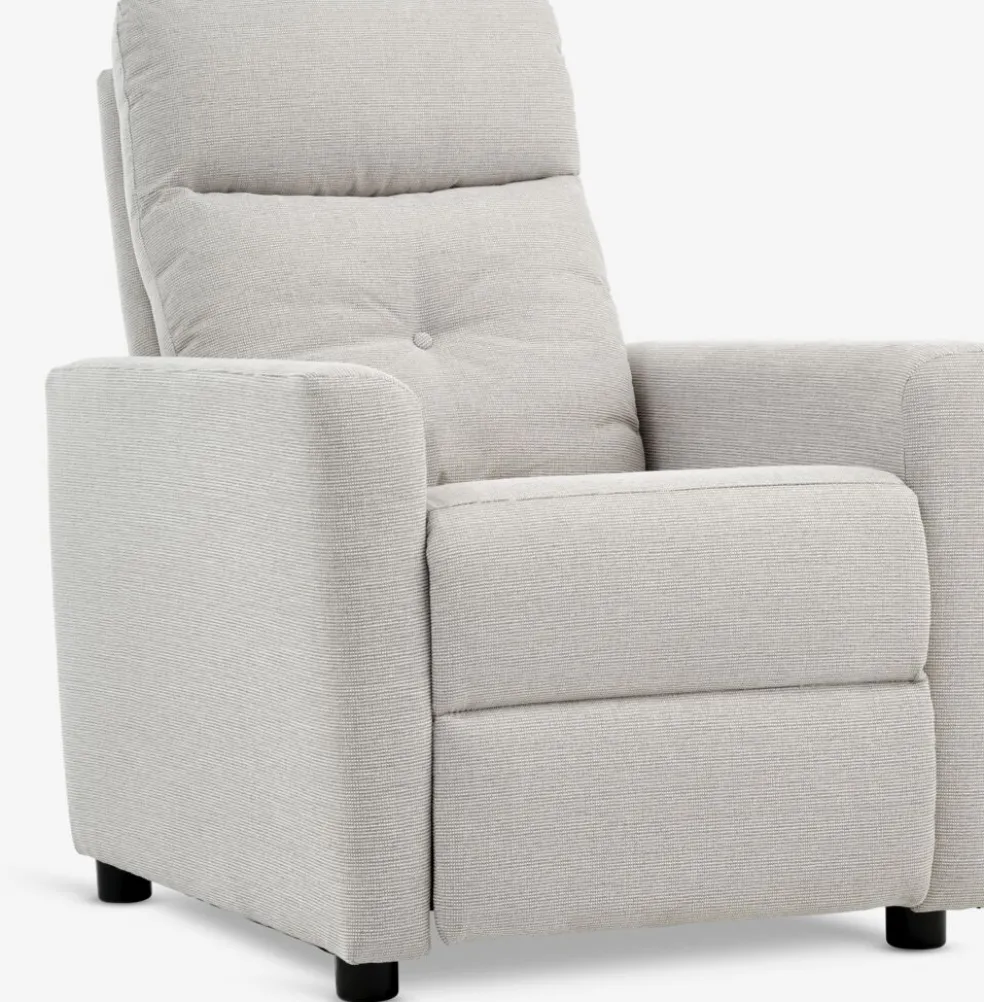 VEJLBYFauteuil inclinable VEJLBY tissu sable clair