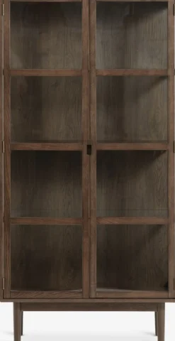 VESTERBYVitrine VESTERBY haut 2 portes chêne foncé