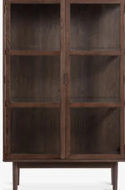 VESTERBYVitrine VESTERBY bas 2 portes chêne foncé