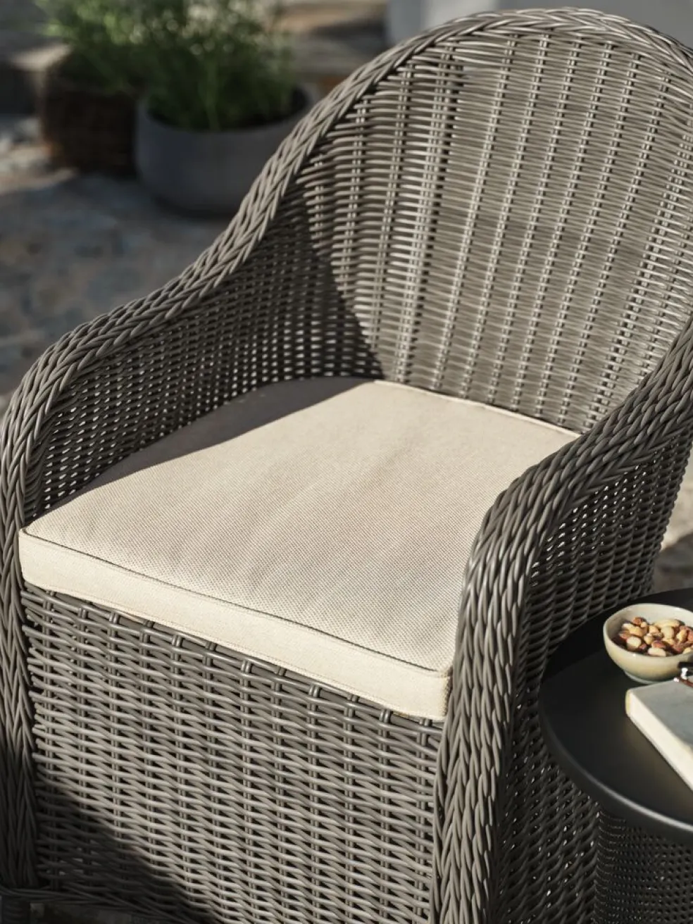 VESTERHEDECoussin de jardin p/chaise VESTERHEDE séchage rapide beige
