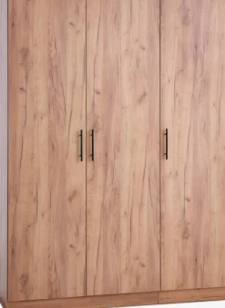 VIBYArmoire VIBY 150x200 3 portes coloris chêne naturel