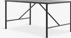 VIERLI + HEMSEDALVIERLI L149 table + 4 HEMSEDAL chaises noir