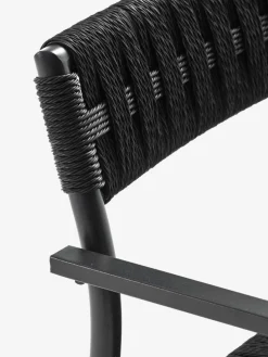 VIERLI + TRILLEVALLENVIERLI L149 table + 4 TRILLEVALLEN chaises noir