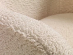VILDSUNDFauteuil VILDSUND tissu teddy blanc cassé