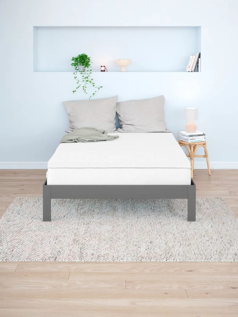 WELLPUR GLOMMAPlusMatelas en mousse 140x190cm WELLPUR GLOMMA Moyen