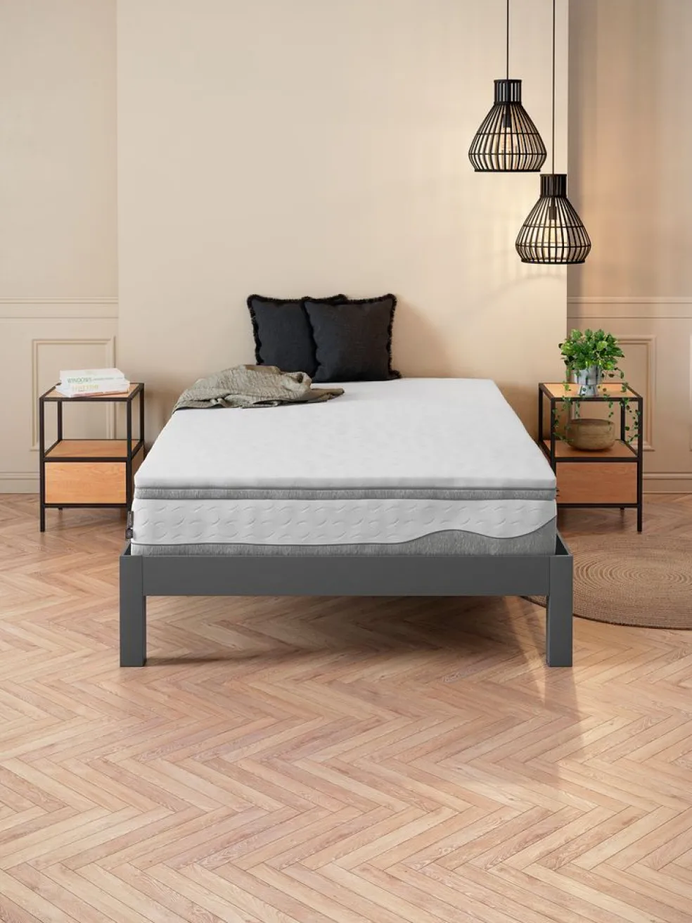 WELLPUR HOVDAGoldMatelas en mousse 140x190cm WELLPUR HOVDA Ferme