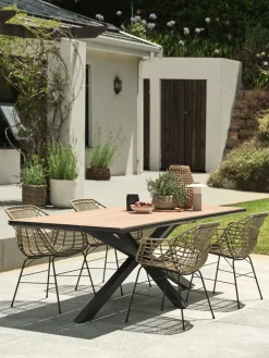 YPNASTED + ILDERHUSEYPNASTED L215 table + 4 ILDERHUSE chaises naturel