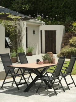 YPNASTEDTable de jardin YPNASTED l100xL215 naturel